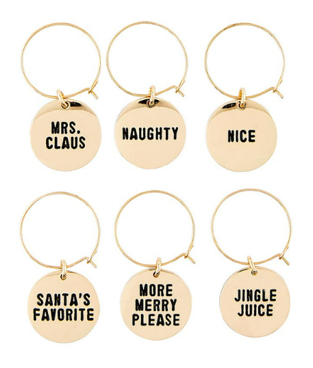 Holiday Wine Charms