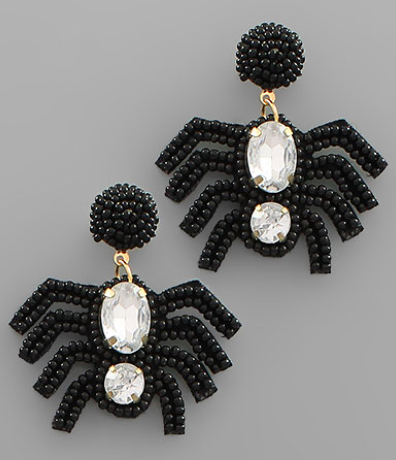 Bead Spider Earrings