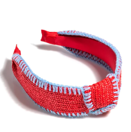 Straw Red Headband