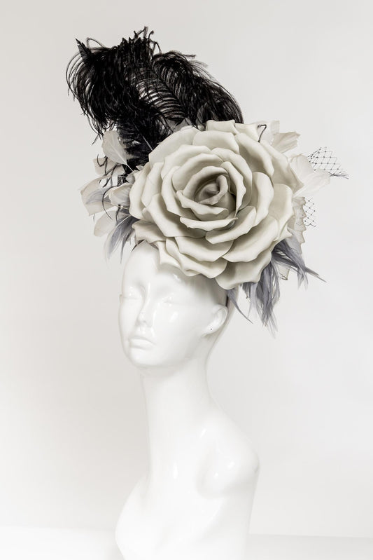 Fascinator Gray 1110