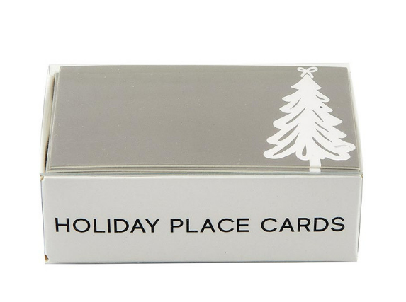 Picture Perfect Placecards - White Xmas Trees