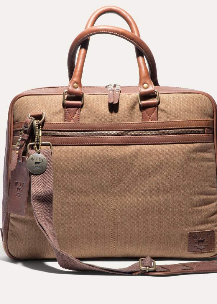 Will Leather Goods Commuter Slim Briefcase