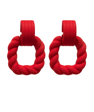 Square Link Earrings