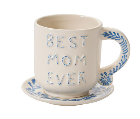 Best Mom Mug/Saucer
