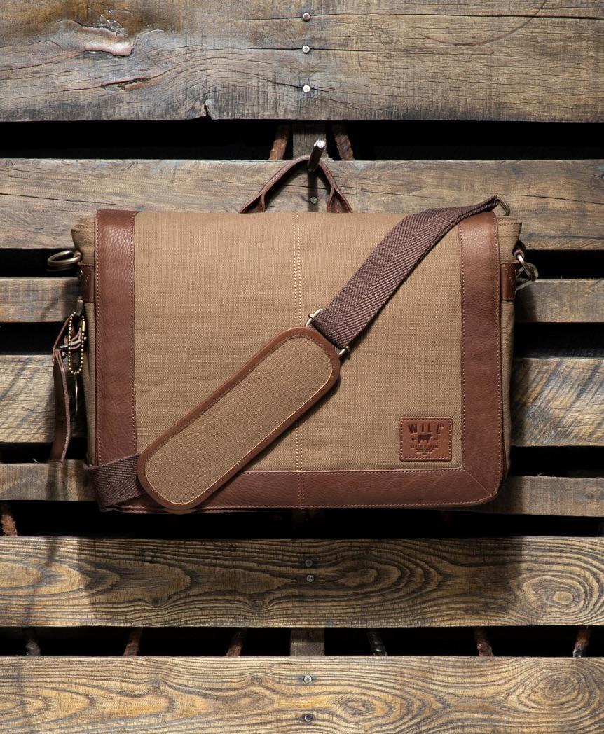 Will Leather Goods Commuter Slim Messenger Bag