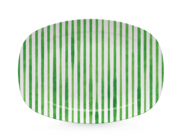 Mariposa Simple Stripes Platter