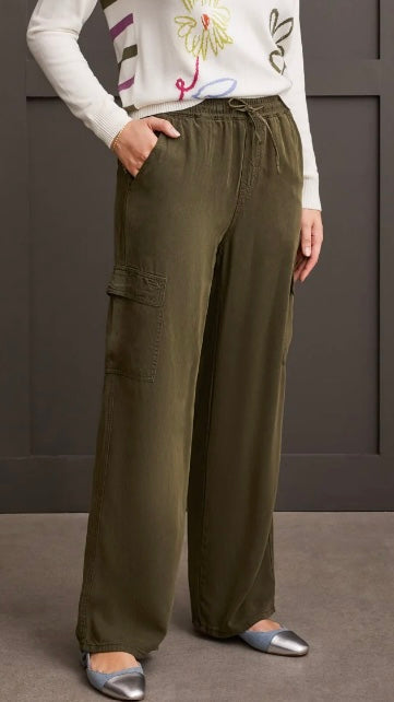 Tribal Wide Leg Cargo Jogger