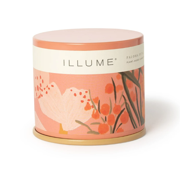 Paloma Petal Tin Candle