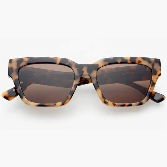 Freyrs Haden Sunglasses in Milky Tortoise with 100% UV protection / Not polarized