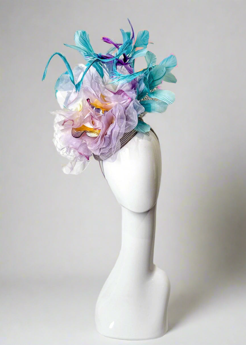 Fascinator Light Gray 1370