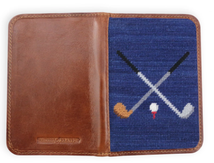 Crossed Clubs Scorecard Holder