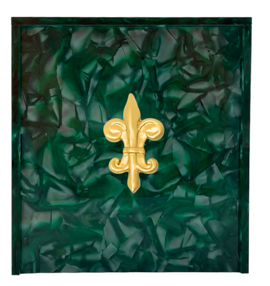 Fleur De Lis Cocktail Napkin Box