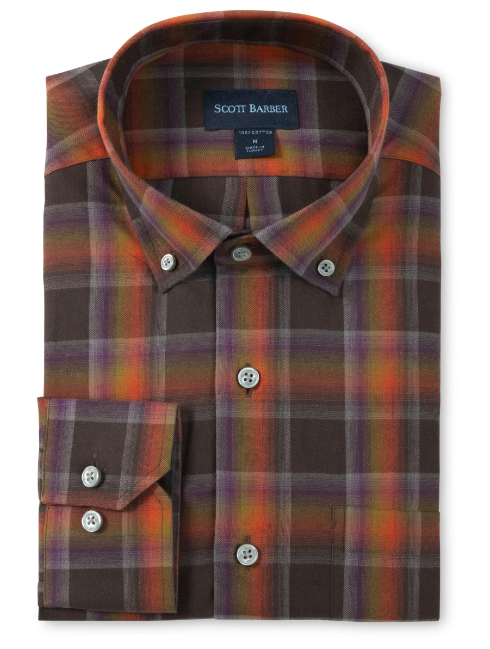 Scott Barber Bold Flannel Button Up