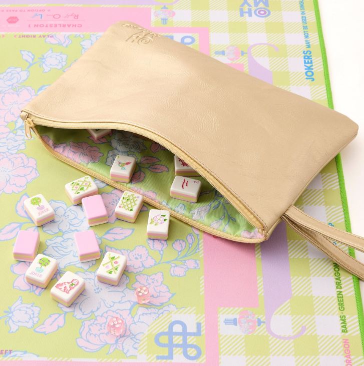 Champagne Bloom Tile Bag