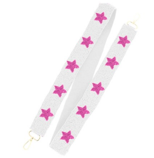 Hot Pink Star Strap
