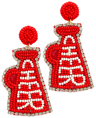 "CHEER" Megaphone Earrings