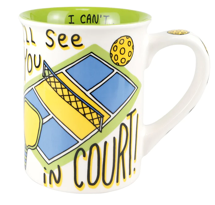Pickleball Court Mug