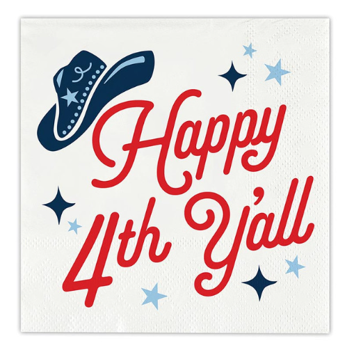 Happy 4th Yall Napkins