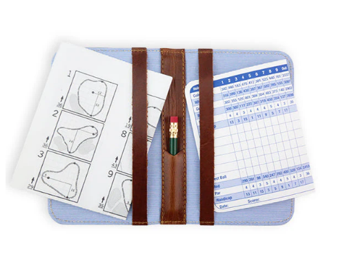 Crossed Clubs Scorecard Holder