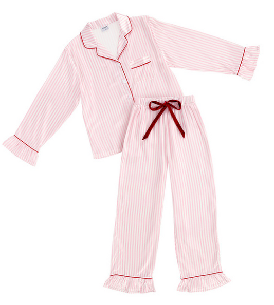 Pink Stripe PJ Set