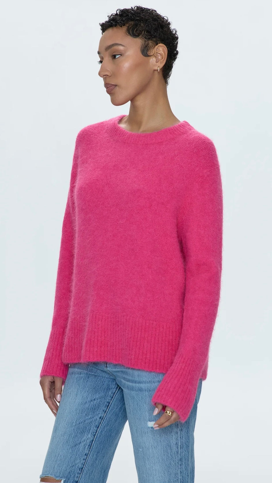 Pistola Ivy Crewneck Sweater - Hot Pink