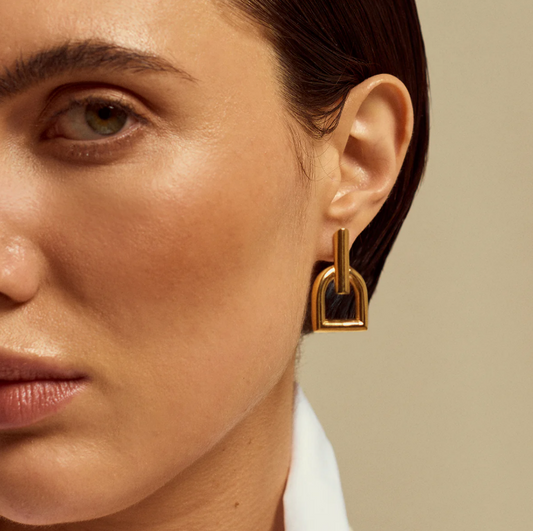 Ascot Stirrup Earring