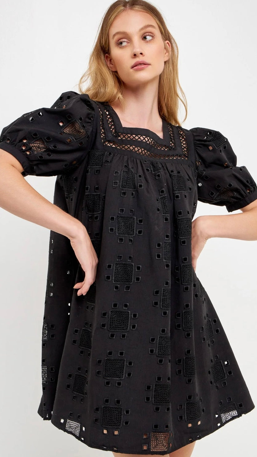 English Factory Nina Eyelet Dress