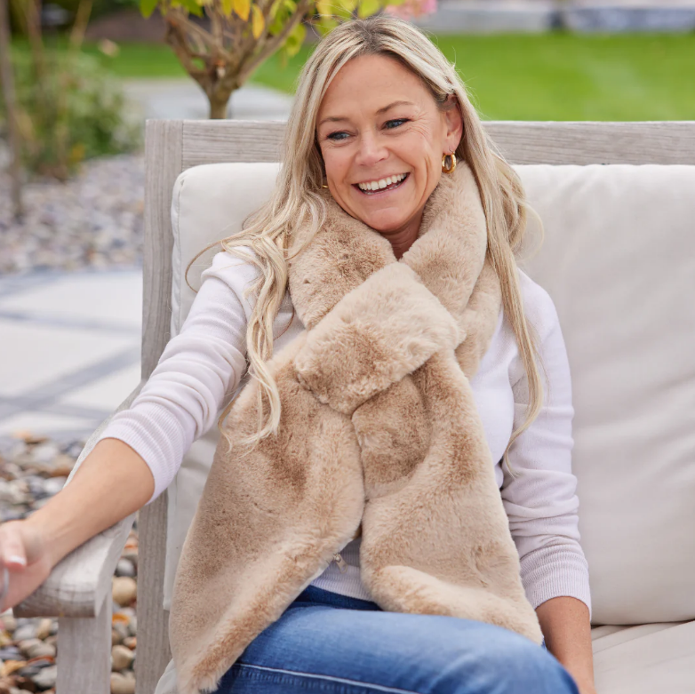 Pretty Rugged Faux Fur Scarf