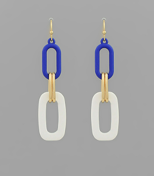 Linked Color Earrings