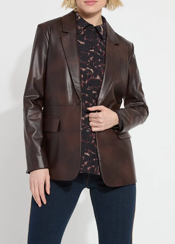 Lysse Natalie Vegan Leather Blazer