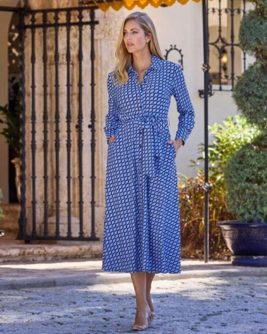 Kitty Square Dot Navy