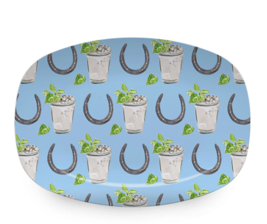 Horseshoes & Juleps Platter