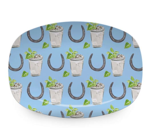 Horseshoes & Juleps Platter