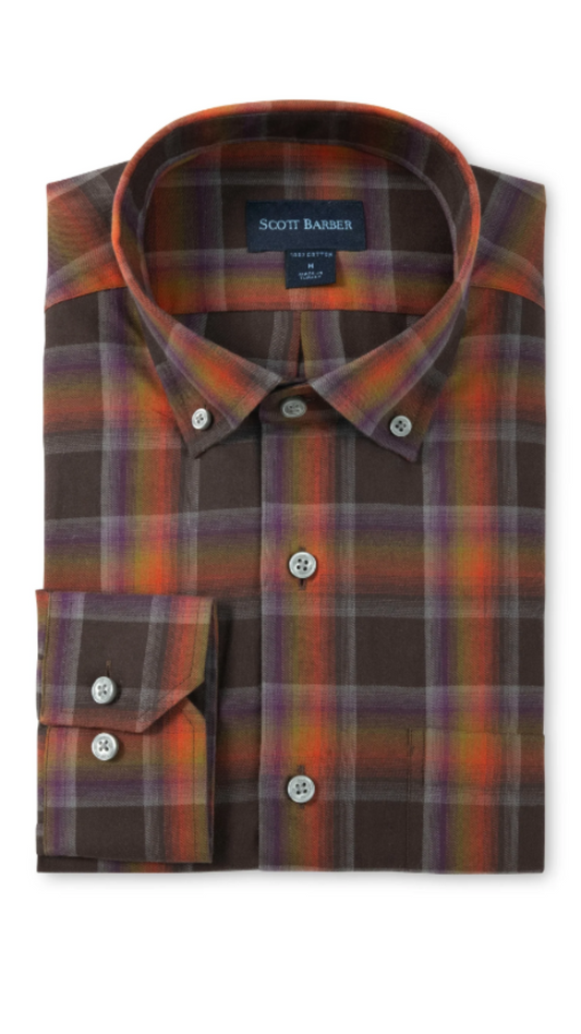 Scott Barber Bold Flannel Button Up