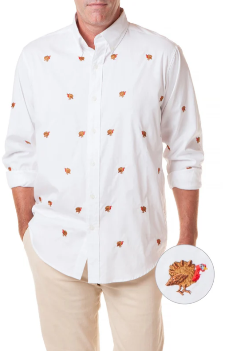 Castaway Wharf Turkey Button Down