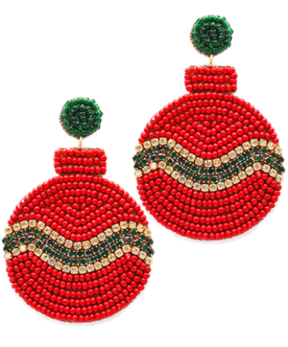 Jeweled Ornament Earrings