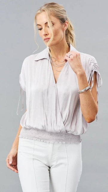 Gathered Wrap Top