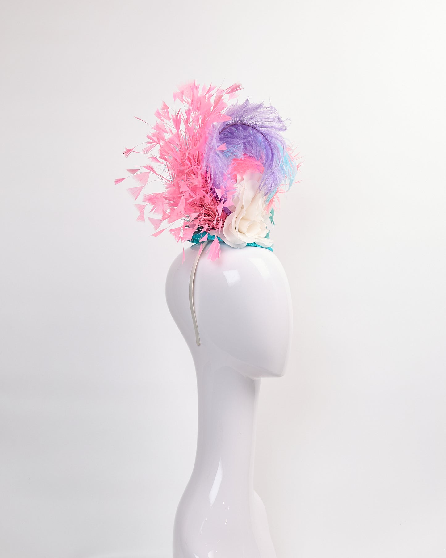 Fascinator Turquoise 1371