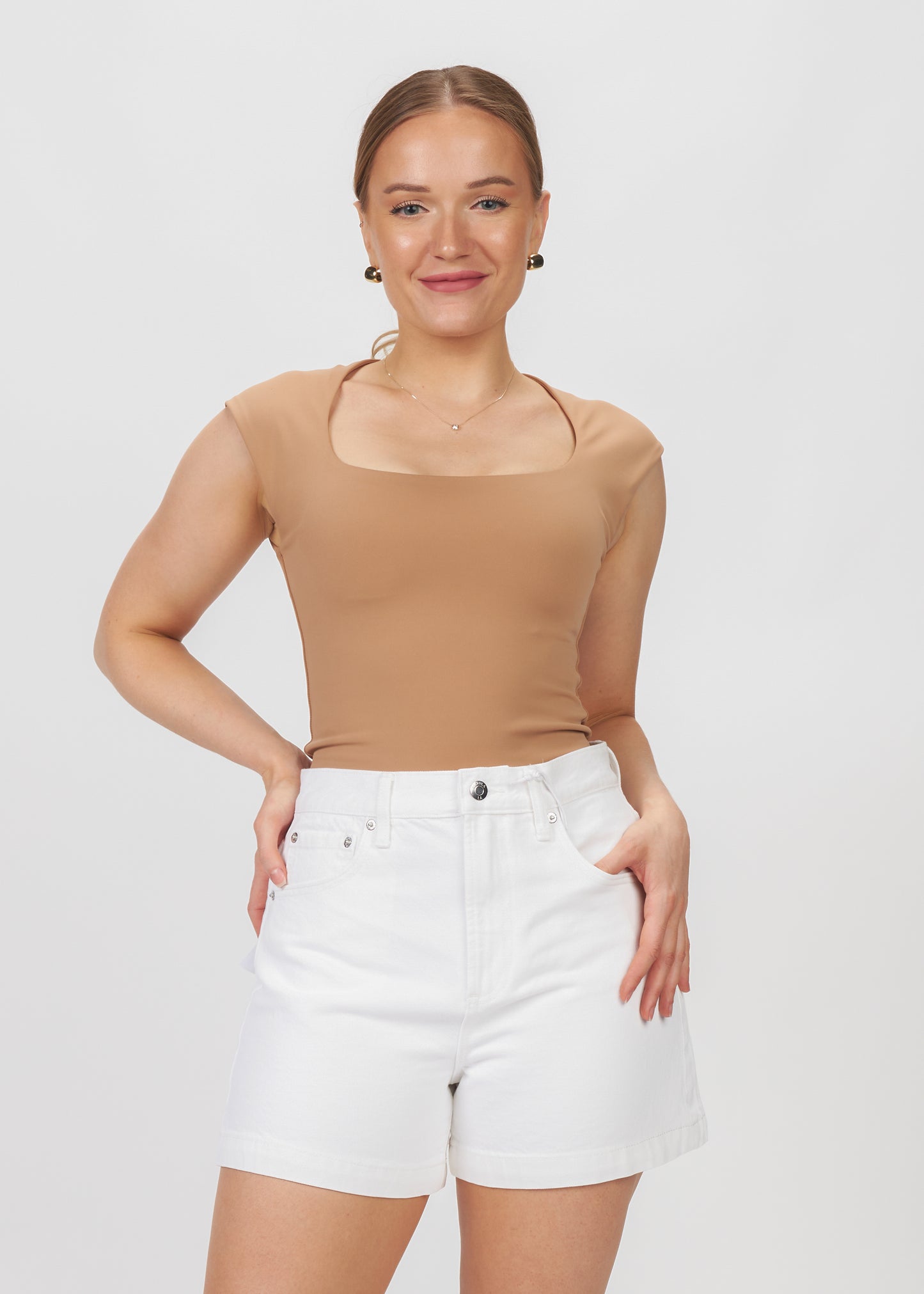 Saige White Shorts