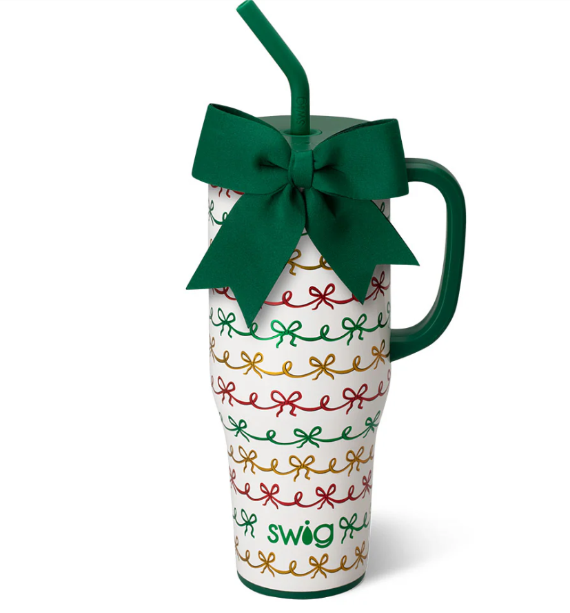 X-Mas Bows Mug 40z