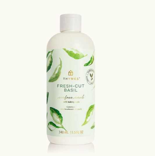 Thymes Fresh Cut Basil Surface Scrub