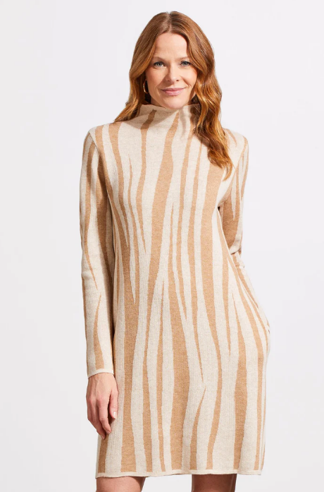 Tribal Zebra Sweater Dress