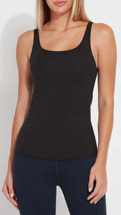 Lysse essential tank top with 4-way stretch, made from a cotton spandex blend