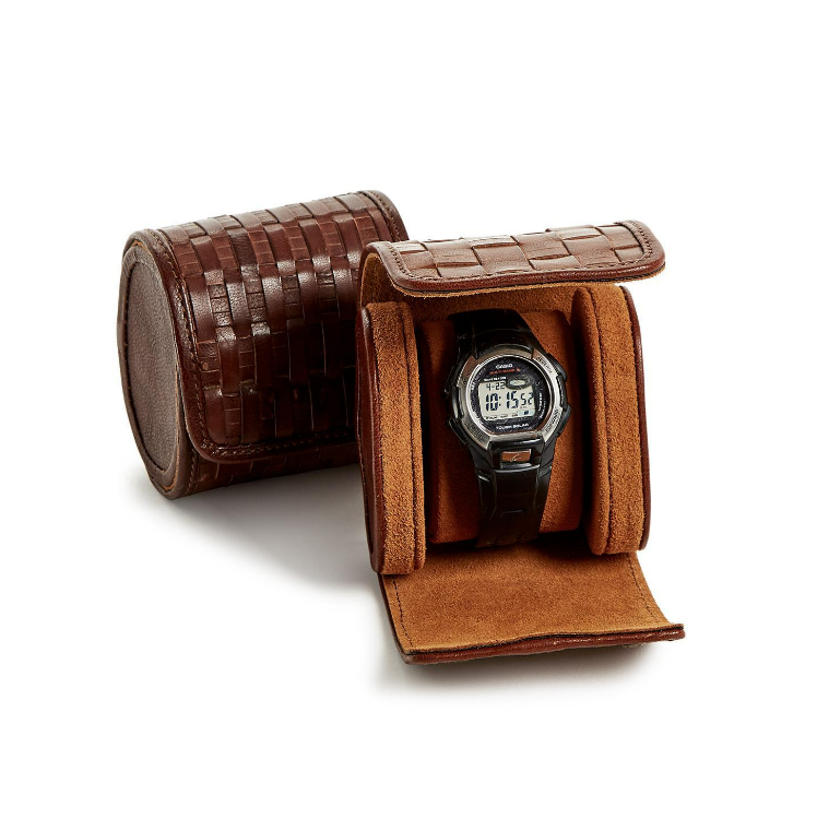 Chestnut Leather Watch Case