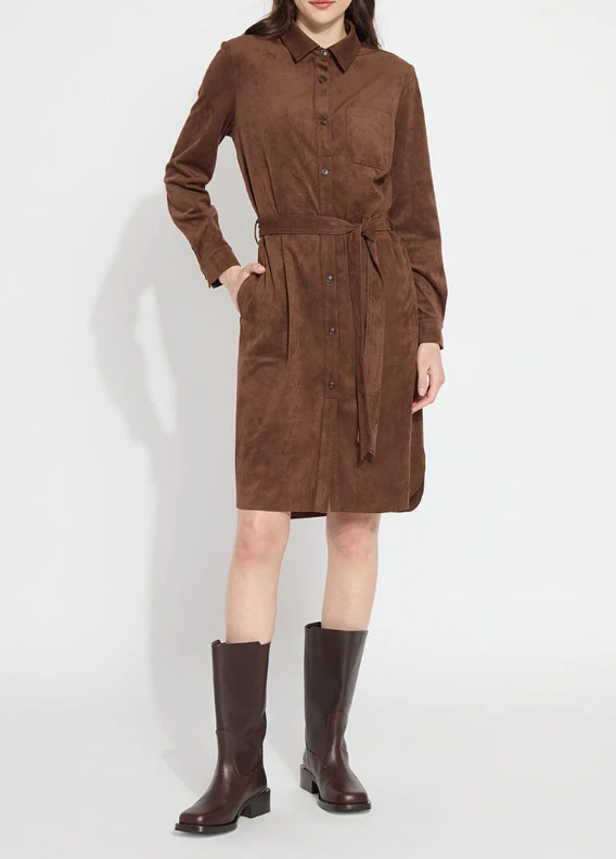 Lysse Schiffer Vegan Suede Dress