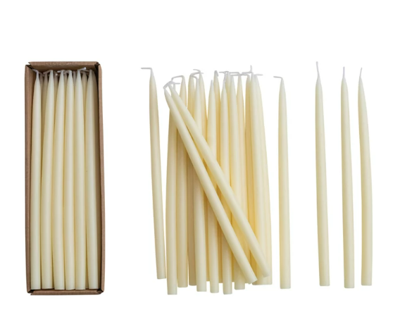 Thin Taper Candles S/24