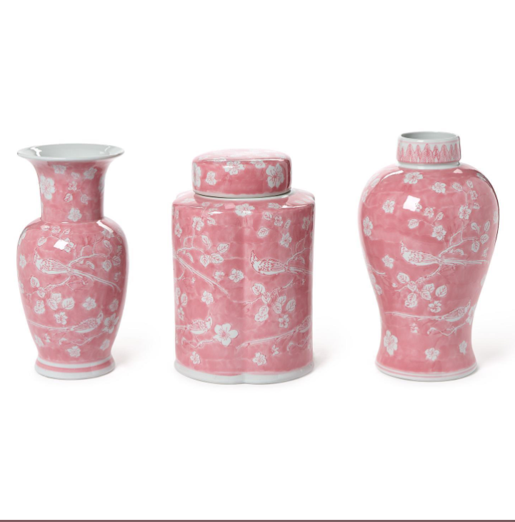 Pink Chino Jars