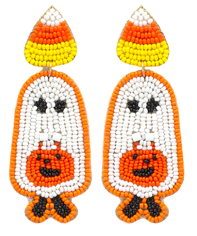 Corn & Ghost Earrings