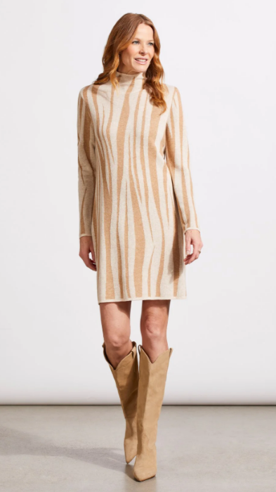 Tribal Zebra Sweater Dress