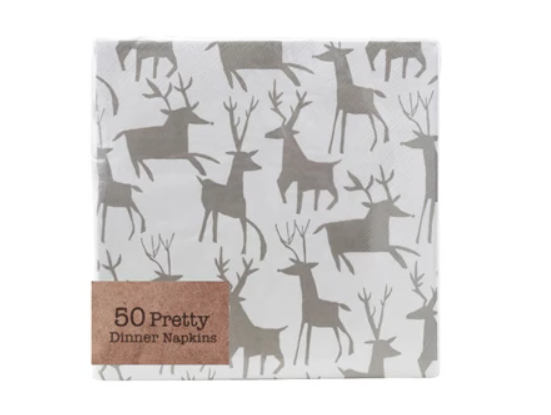 50 ct Reindeer Napkins
